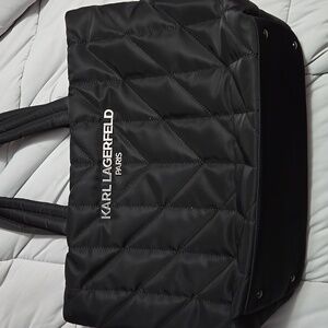 Karl Lagerfeld Tote - Nylon Quilted Tote Handbag - NEW WITH TAGS